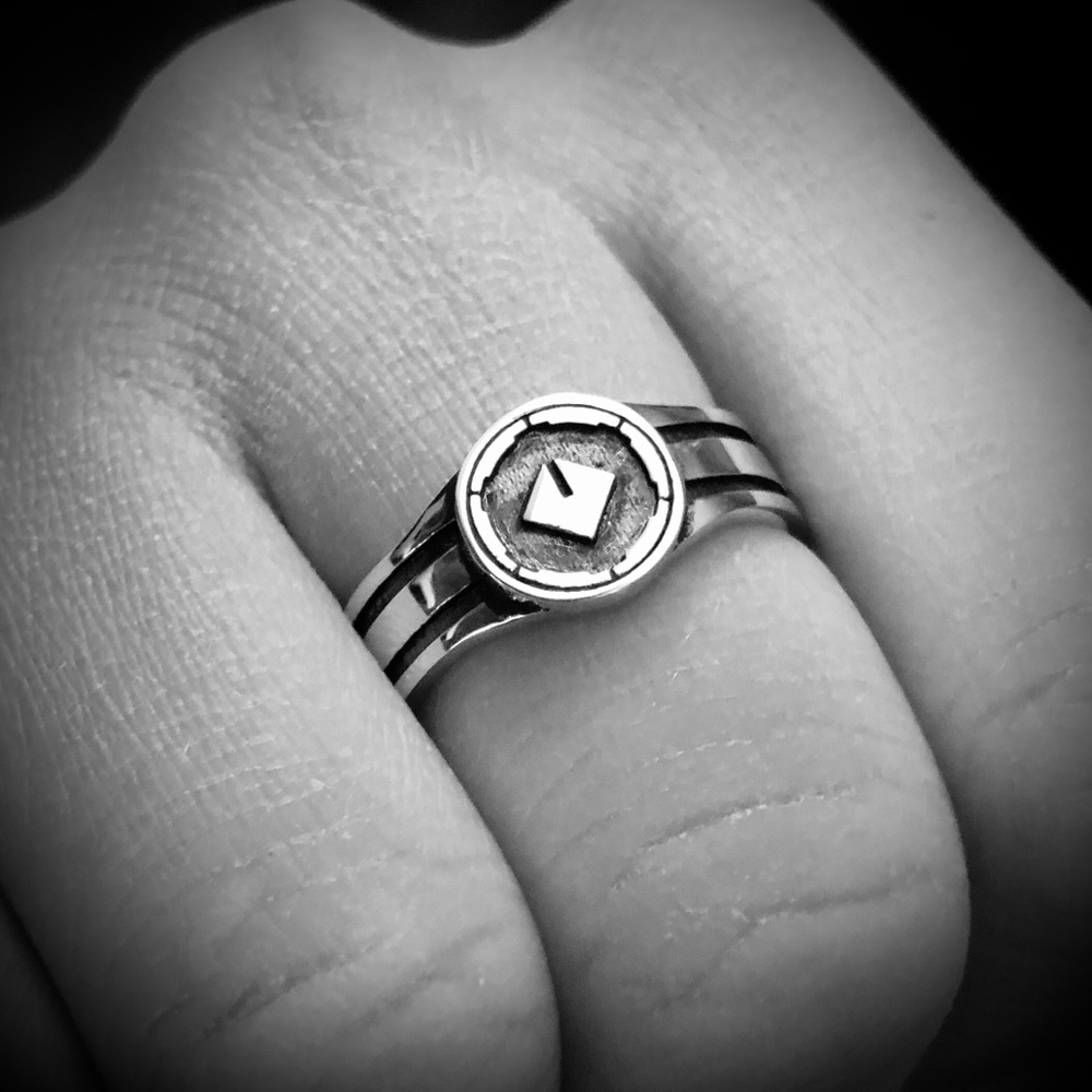 Sterling Silver Star Wars Skystrike Academy Ring